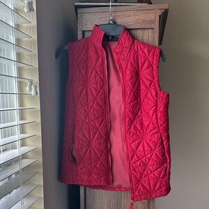 Jane Ashley Vibrant Red Quilted Vest
